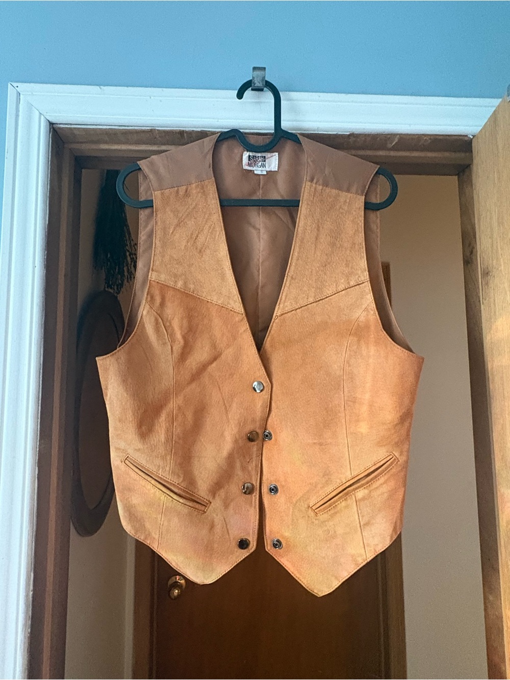 Suede Leather Vest - Tan Women’s Vest